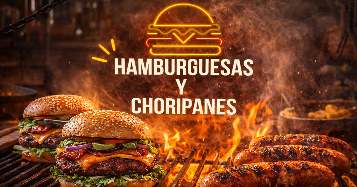 Hamburguesas y Choripanes